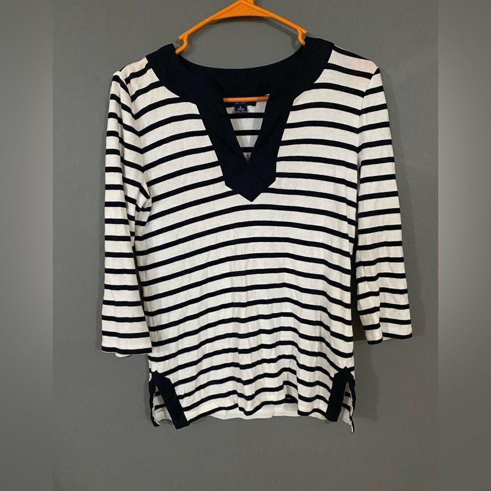 Chaps Striped Long Sleeve Shirt Size Small